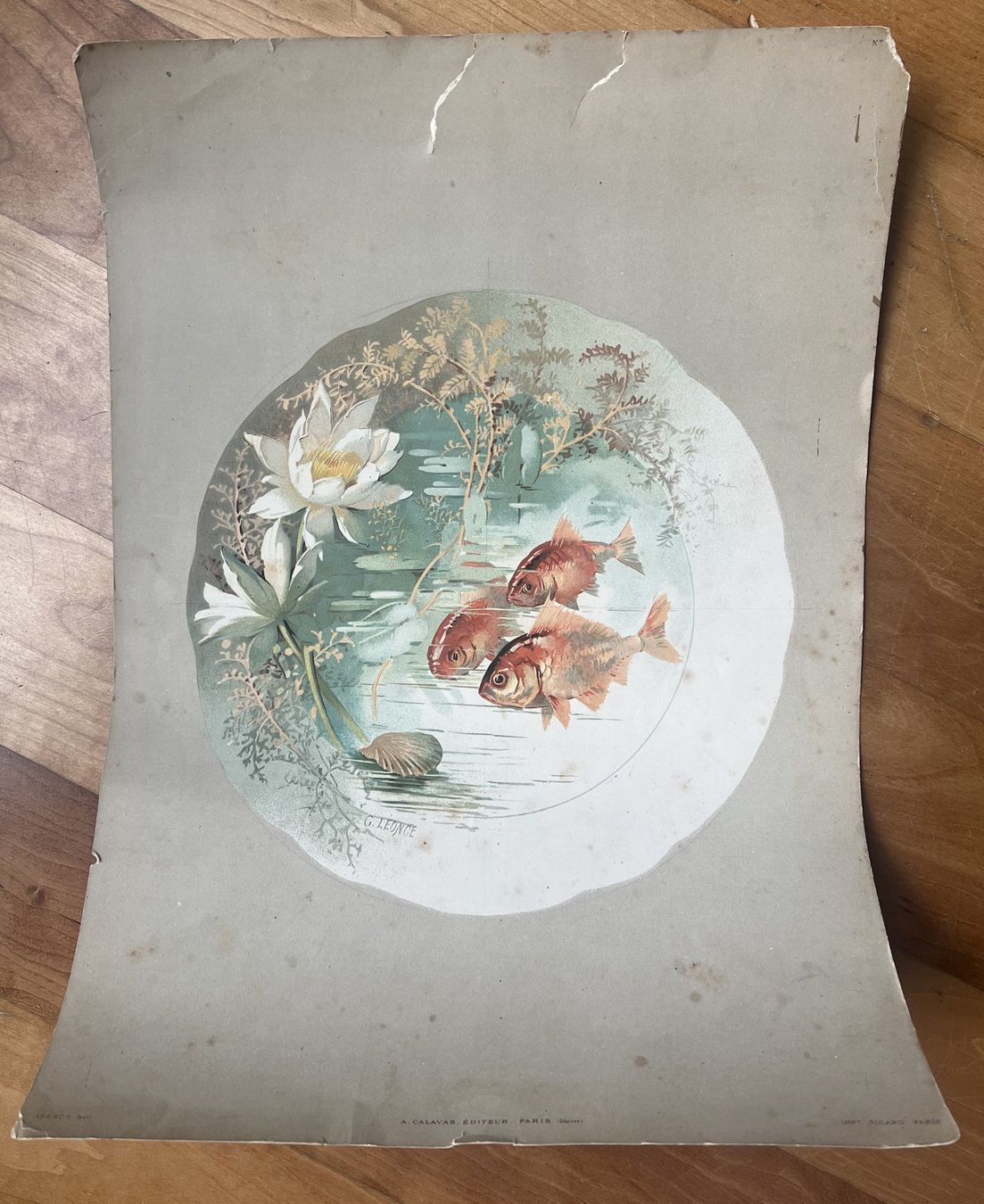 Dipinti: Reproduction dessin assiette – Usato da Cologny venduto da flo_7dnj 1