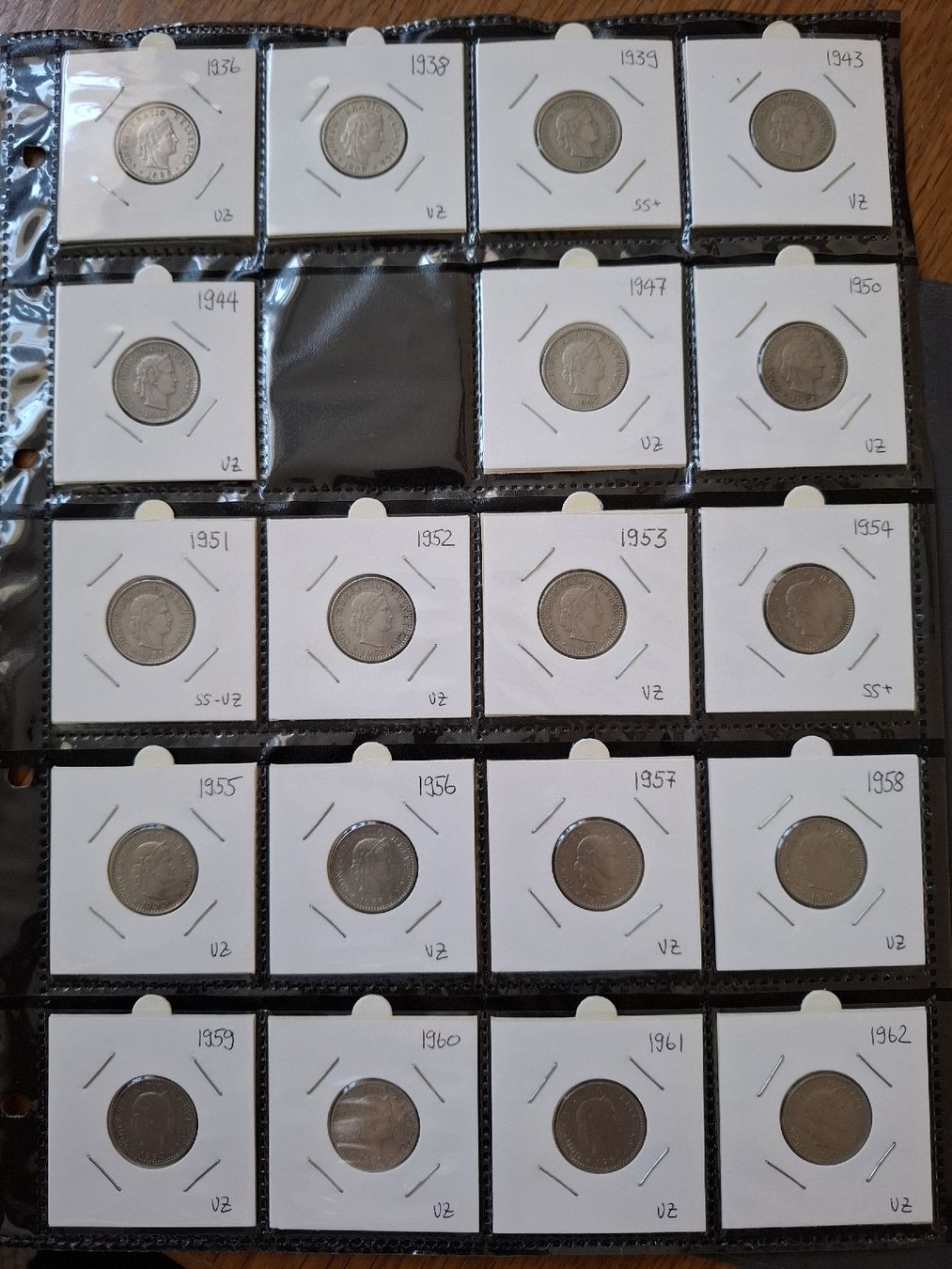 Tutti le monete: 20 Rappen Sammlung nr.31 – Usato da Hunzenschwil venduto da Hardrock6 2