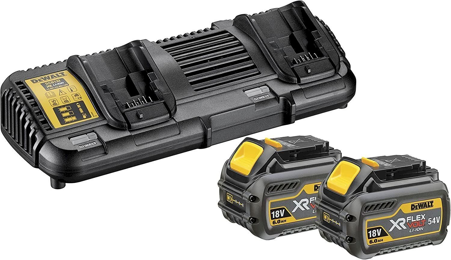 Tutti gli attrezzi: DeWalt DCB132T2-QW Set 2x6Ah + Ladegerät – Nuovo e nell'imballaggio originale da Bottighofen venduto da zaap