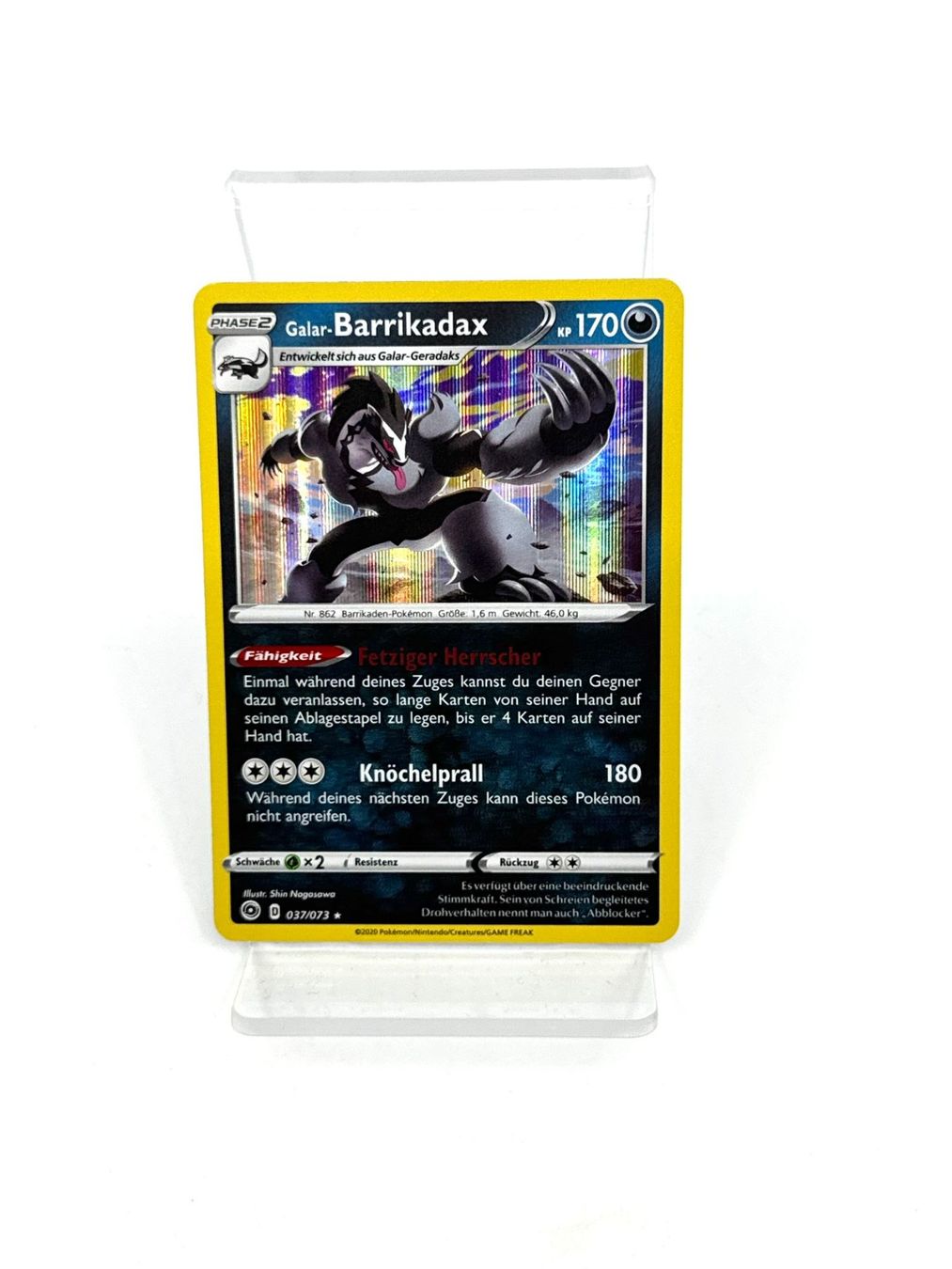 Pokémon Carte collezionabili: Pokemon Galar-Barrikadax 037/073 – Usato da Herisau venduto da Pokemon2026