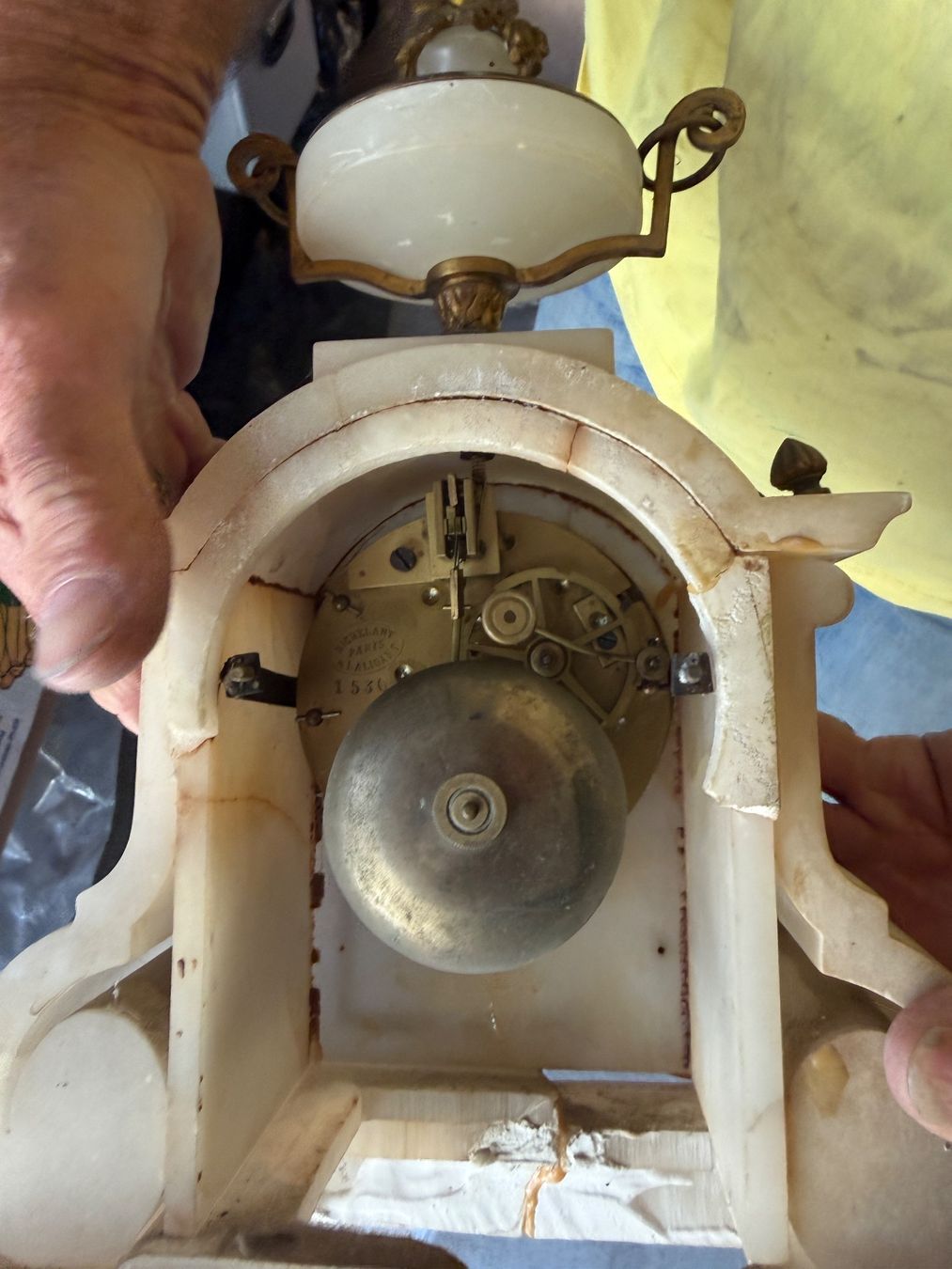 Orologi da terra & Orologi da parete: Pendule en marbre – Difettoso da Prilly venduto da bandoche67 1