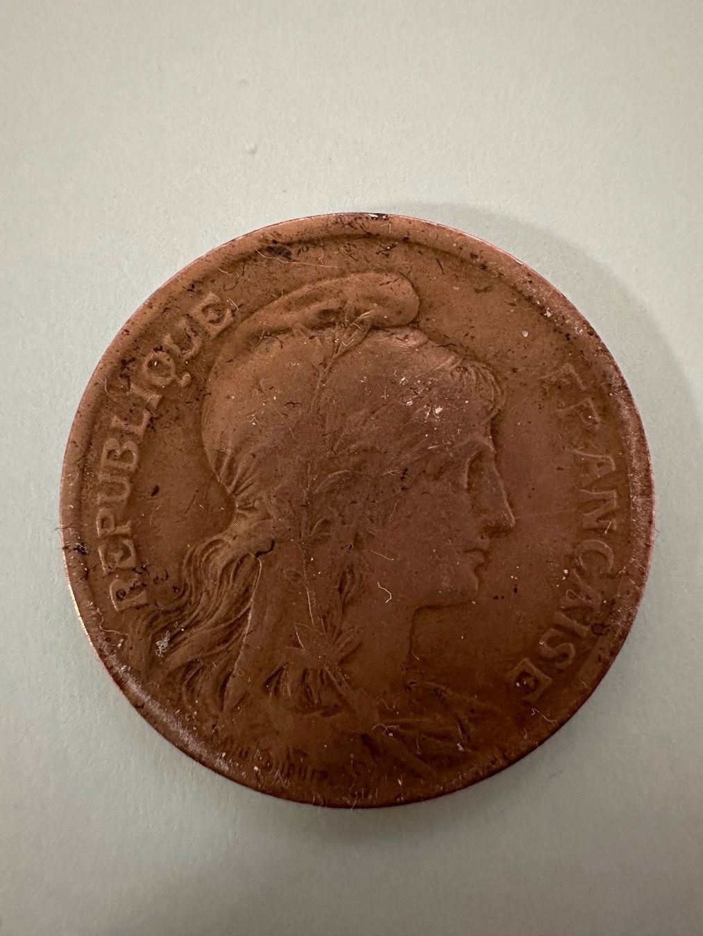 Alle Münzen: FRANKREICH 1916 10C. – Gebraucht aus Watt von phila13