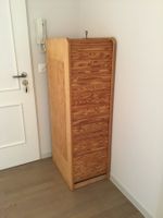 Rolladenschrank Antik Holz Jalousieschrank Vintage Büroschra