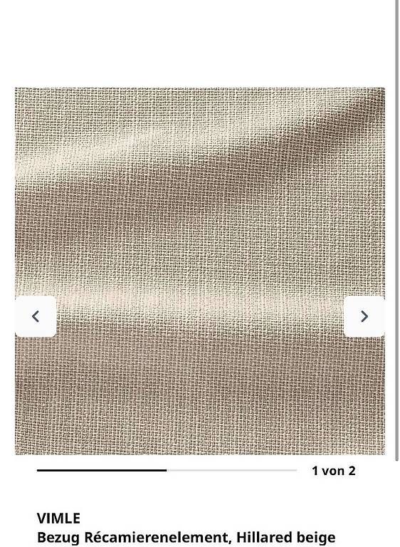 Tessuti: Ikea vimle bezug hillared beige – Nuovo (secondo la descrizione) da Dübendorf venduto da Aber_trotzdem 1