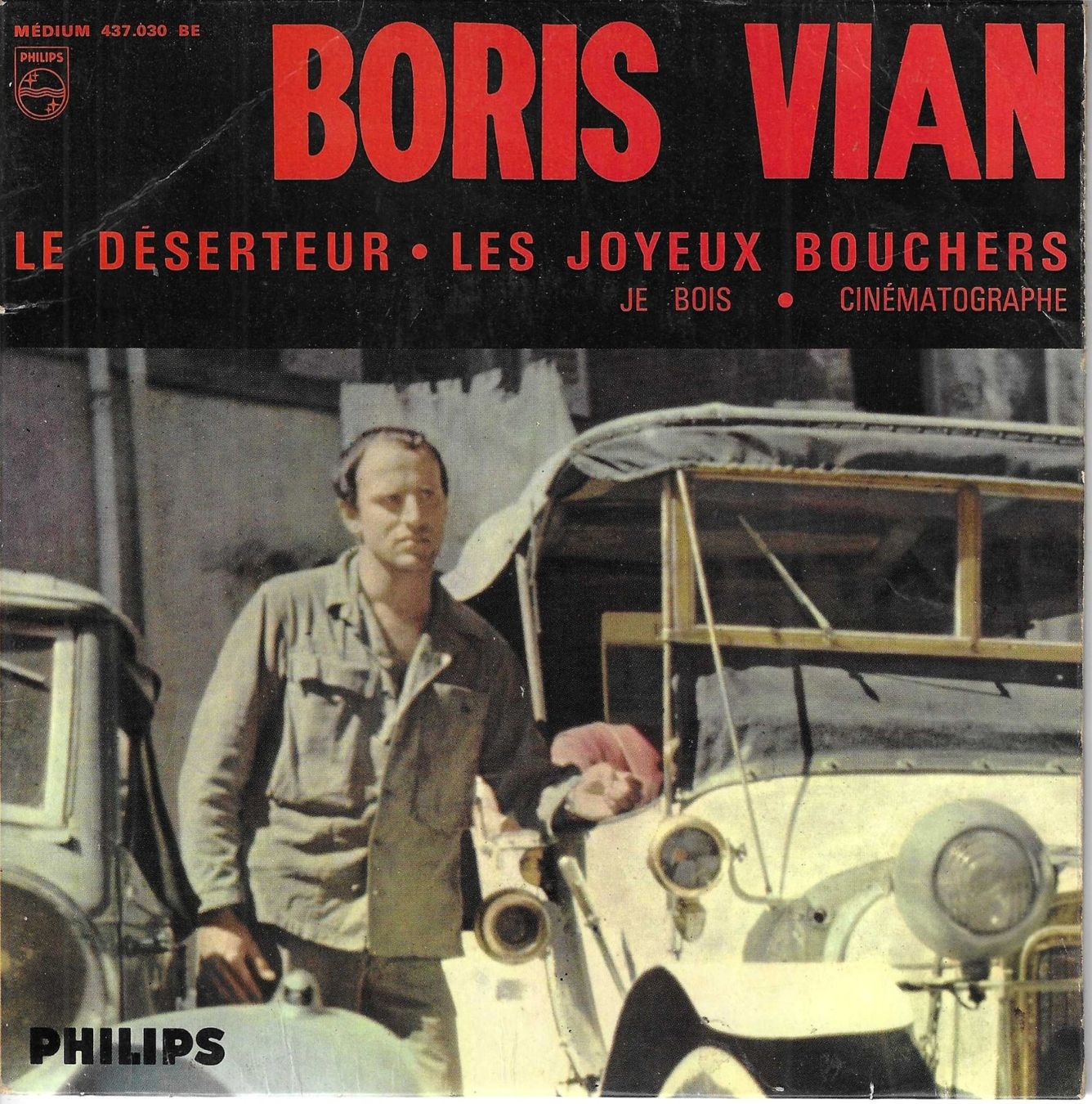 Vinyles: Boris Vian EP - Le déserteur – D'occasion à Savagnier par Ne2065