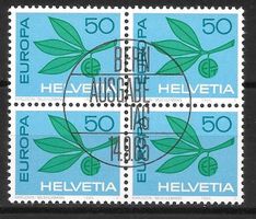 Nr. 435 Viererblock Europamarke gestempelt ET 14.9.1965