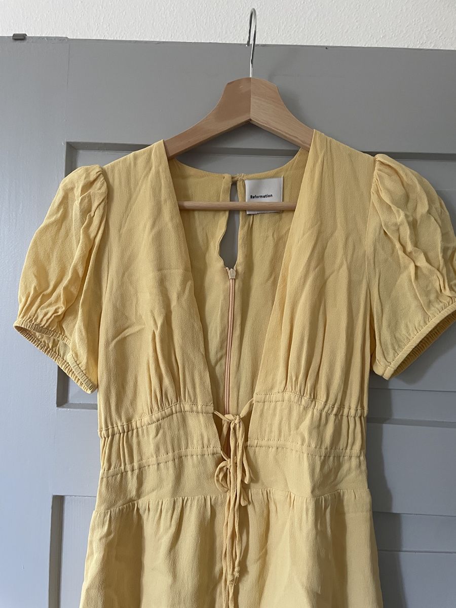 Reformation Vestiti: reformation kleid gelb – Usato da Zürich venduto da M500ZH 2