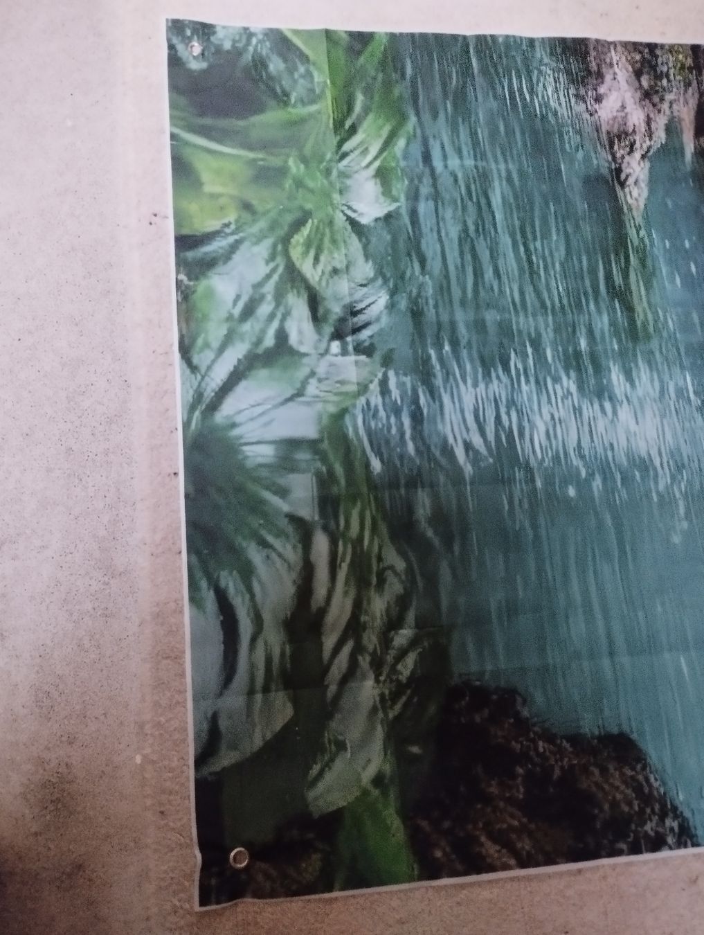 Foto & Immagini: Grosses Polyester Bild Wasserfall Dschungel, Dekorativ – Nuovo e nell'imballaggio originale da Ostermundigen venduto da Dinge1 4