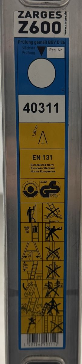 Scale: Zarges Leiter – Usato da Stallikon venduto da esi_b7wy 1