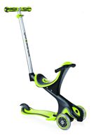 Globber Go Up Comfort Scooter/Laufrad/Dreirad limette 5in1