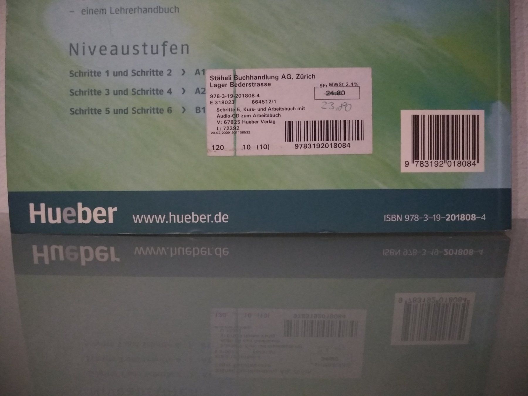 Libri: Schritte 5 Kursbuch + Arbeitsbuch mit Audio-CD – Nuovo (secondo la descrizione) da Bäch SZ venduto da Swissy46 2