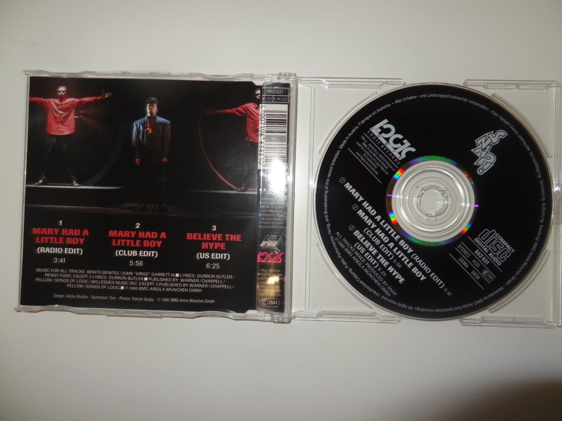 CD: Snap!, Mary Had A Little Boy – Usato da luzern venduto da musicandart 1