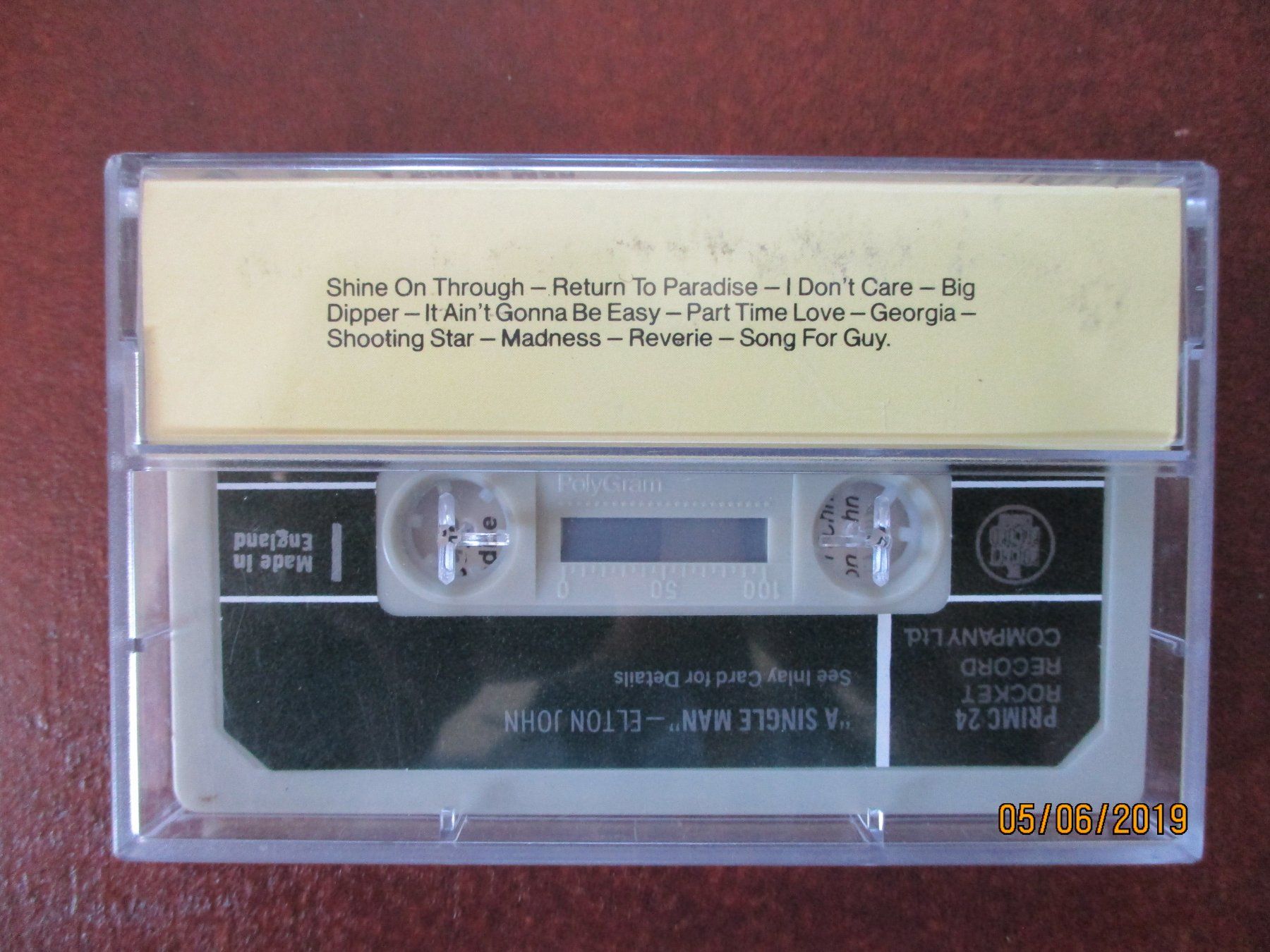 Musicassette: Elton John – A Single Man – Usato da Liestal venduto da Disc-Point 2