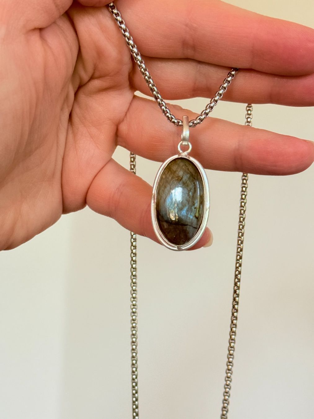 Ketten: Collier labradorite, élégant et tendance ✨ – Neu und originalverpackt aus Genève von AWWA 5