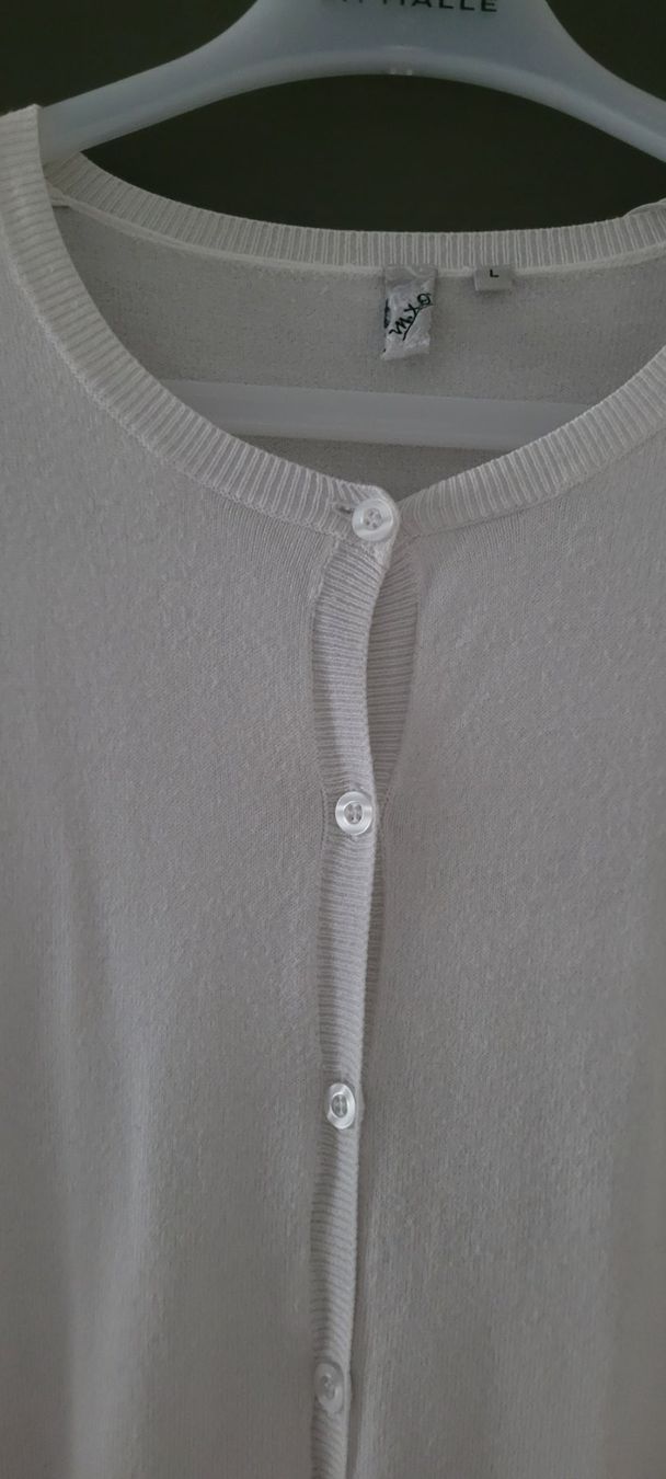 Jacken: M.X.O Cardigan blanc  ,elastique ,taille L – Neu (gemäss Beschreibung) aus Vevey von x_y_f 1