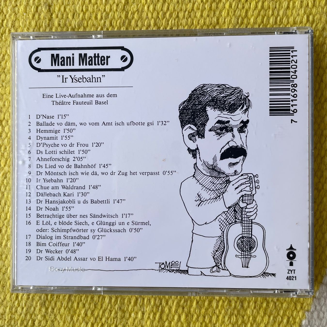 CDs: MANI MATTER-IR YSEBAHN – Gebraucht aus Rorschacherberg von CD-Roli 1