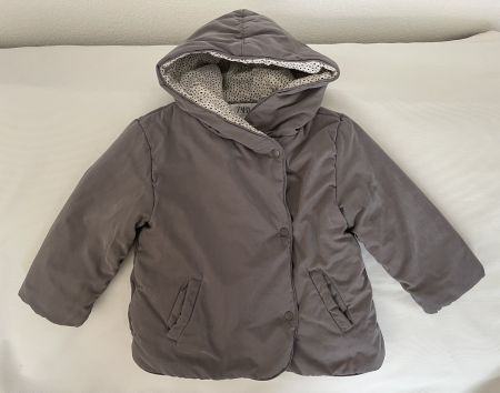 Zara Baby Steppjacke / Übergangsjacke Grau – Gr. 104