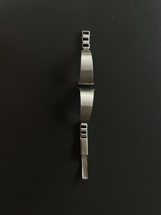 Bracelet De Montre élastique Métal ZRC France - Largeur 12-16mm, Longueur ~16cm, Argenté