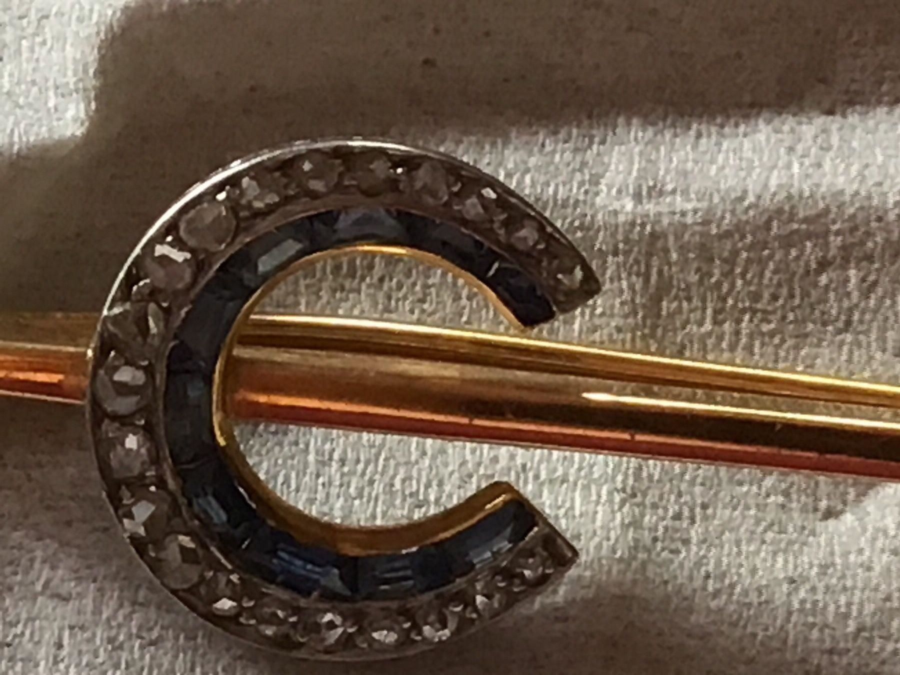 Broschen & Nadeln: Alte Antike Diamant Broschennadel – Gebraucht aus St. Gallen von Goldlilly