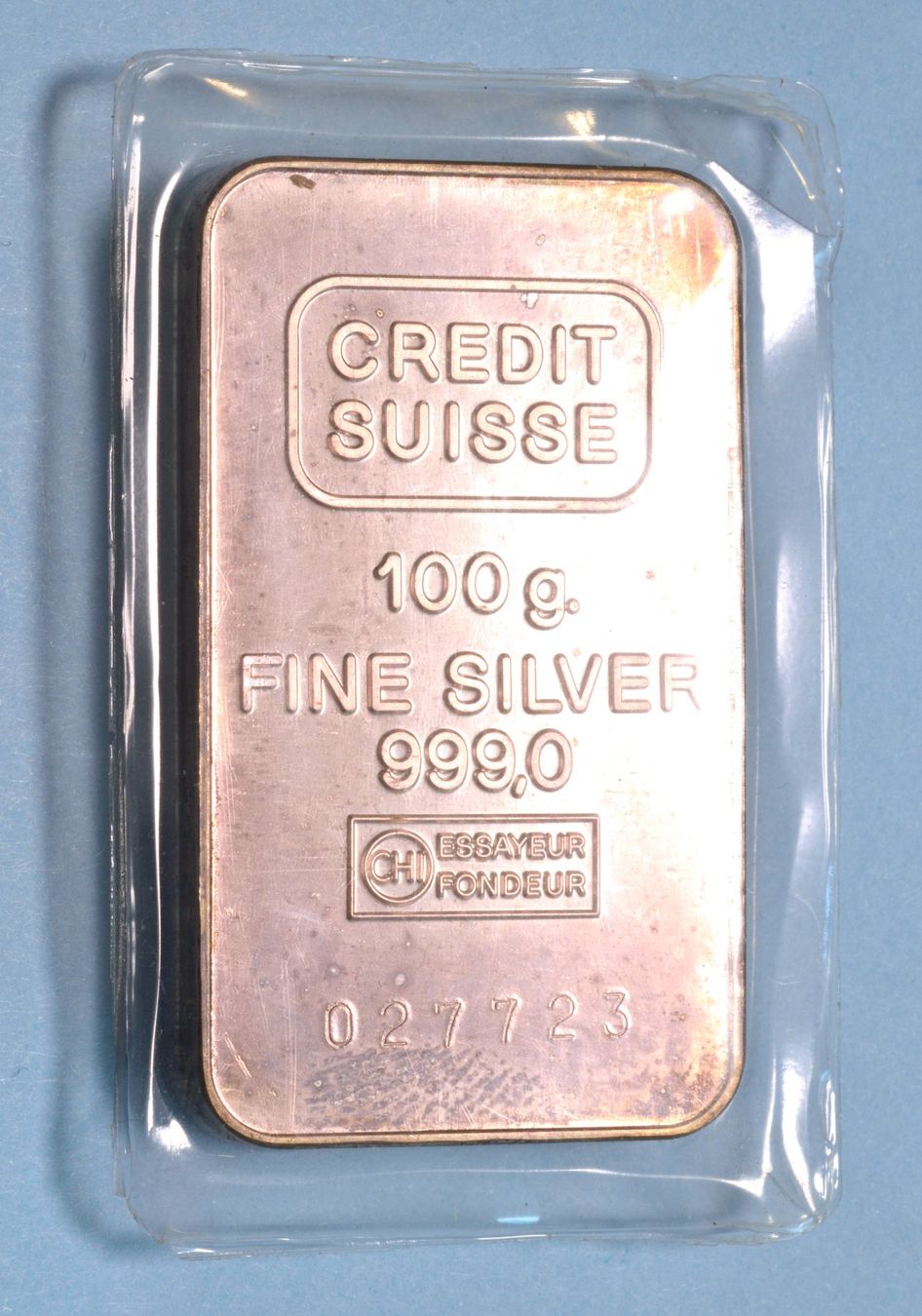 Métaux précieux: Silberbarren 100g Credit Suisse – D'occasion à Oberglatt ZH par dil_85sh