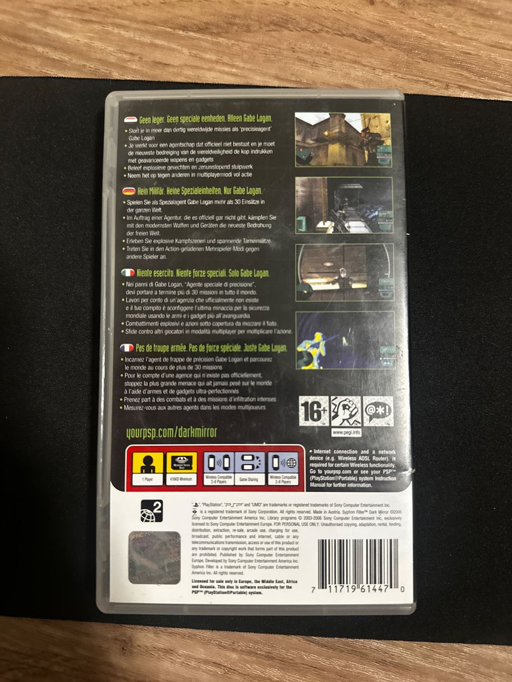 Giochi: Syphon Filter: Dark Mirror - PSP Spiel – Usato da Sulz AG venduto da DealWerk 1