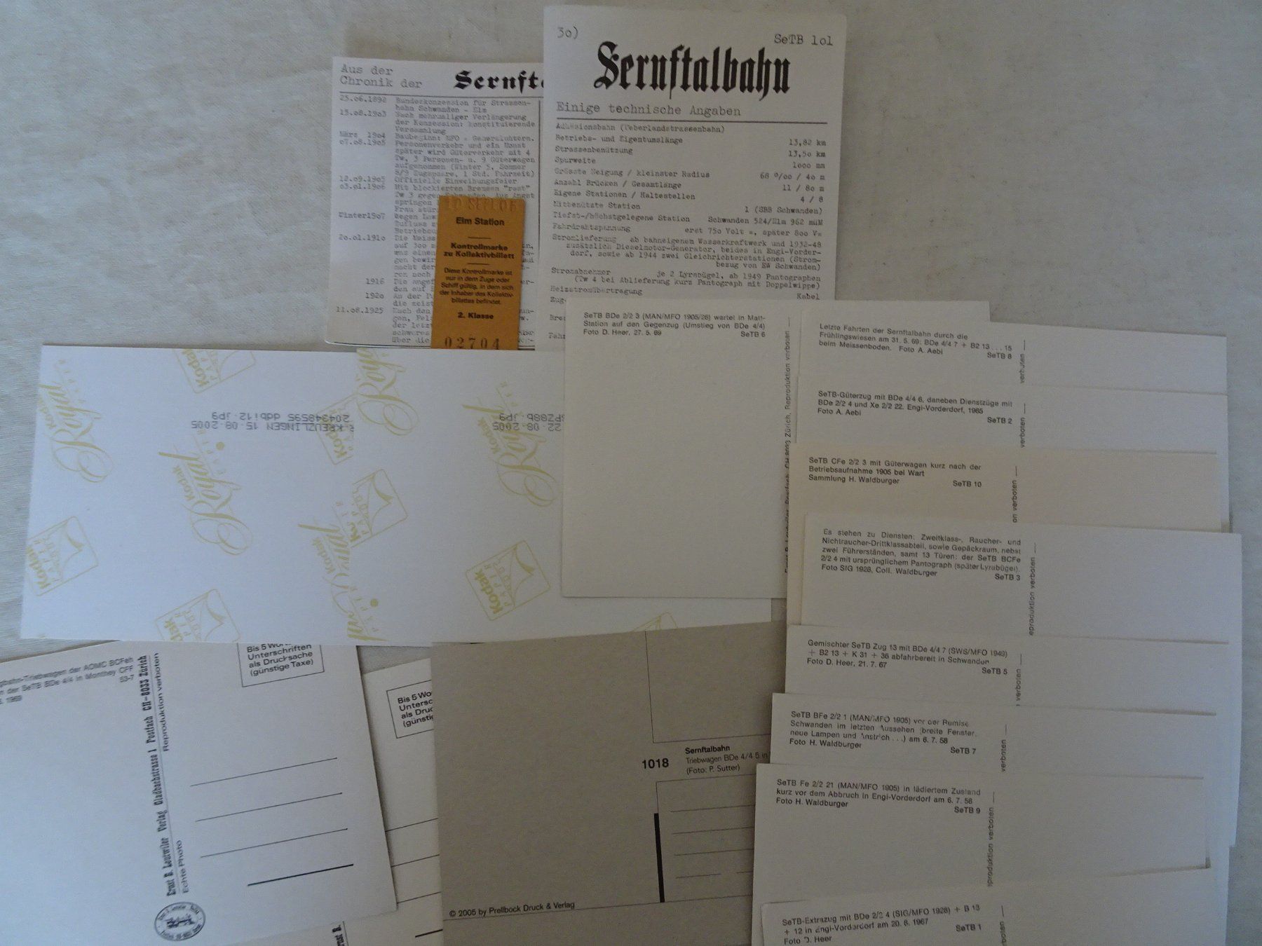Cartes postales: Sernftalbahn Ansichtskarten Postkarten AK – D'occasion à Siebnen par niki61 5