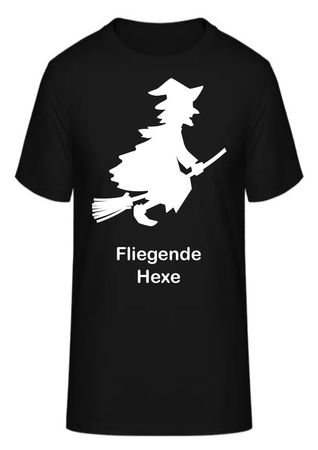T-Shirt Fliegende Hexe