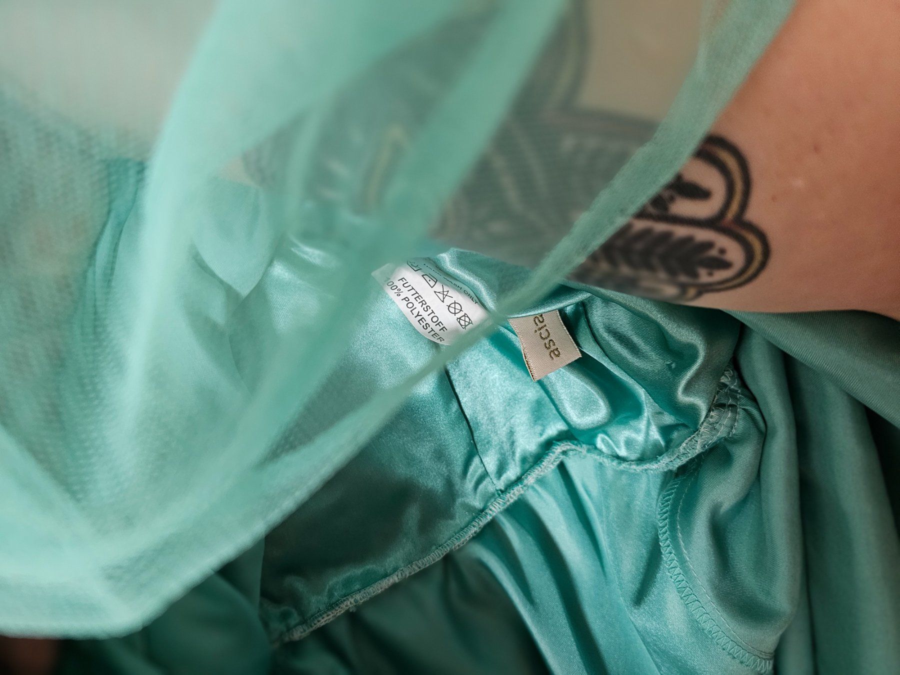 Vestiti: Mint farbiges Festkleid xxxl – Usato da Wittenbach venduto da Handfest 5