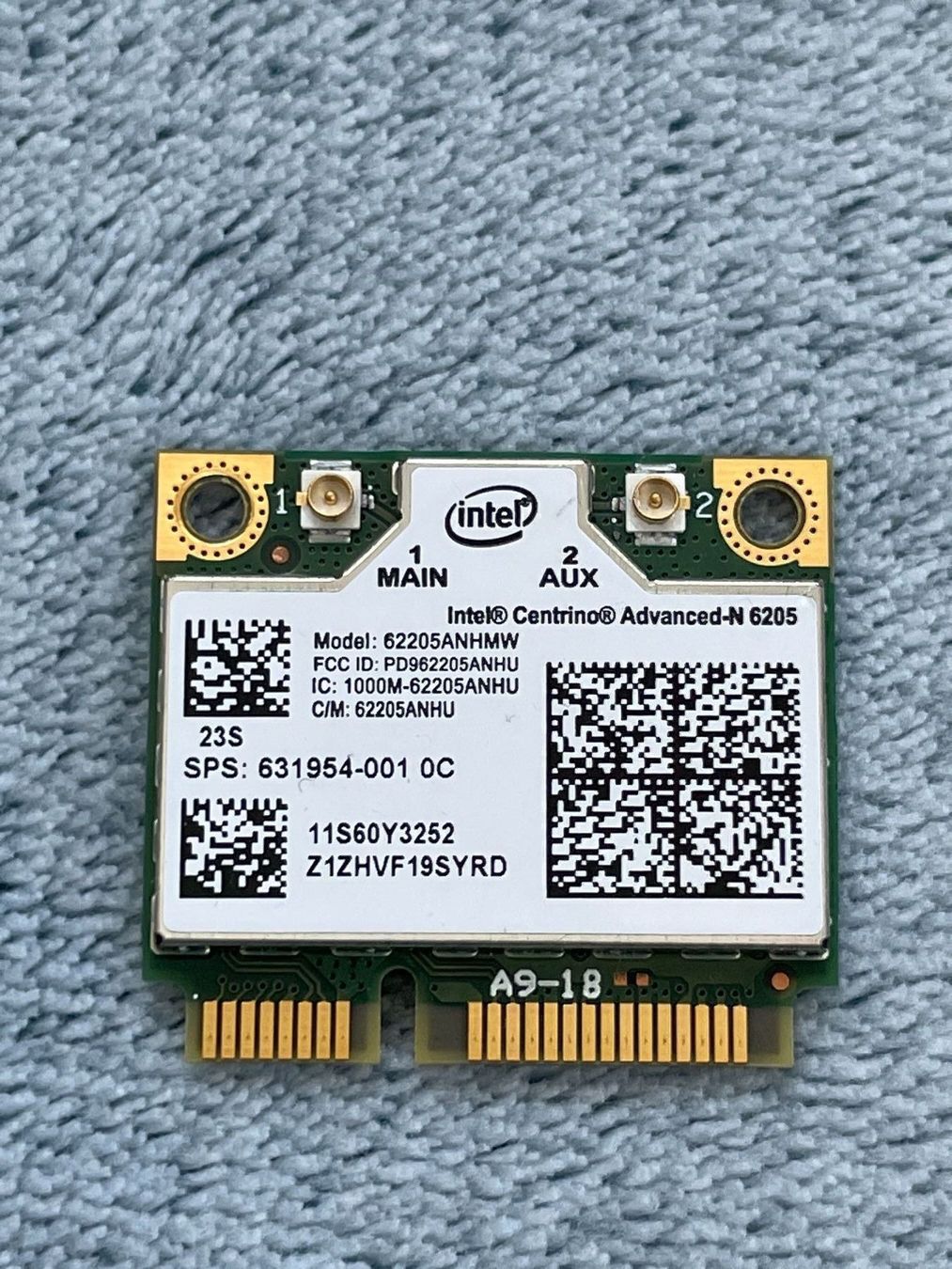 Notebook: Wireless card 62205ANHMW – Usato da MAGDEN venduto da GoldenEagle2020