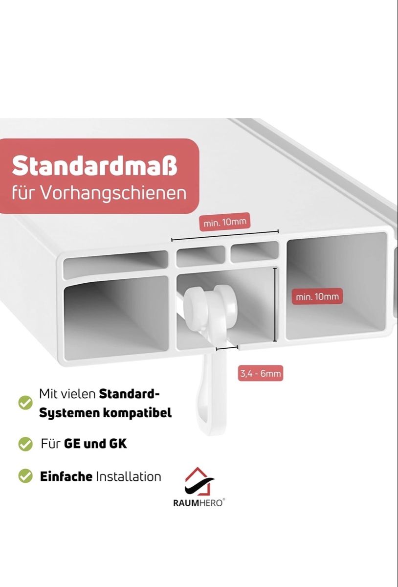 Vorhänge: Gardinenroller 200 Stk 8mm – Neu und originalverpackt aus St. Gallen von fre_mm9x 7
