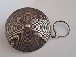 BIJOU H'MONG GRANDE BOUCLE EN ARGENT