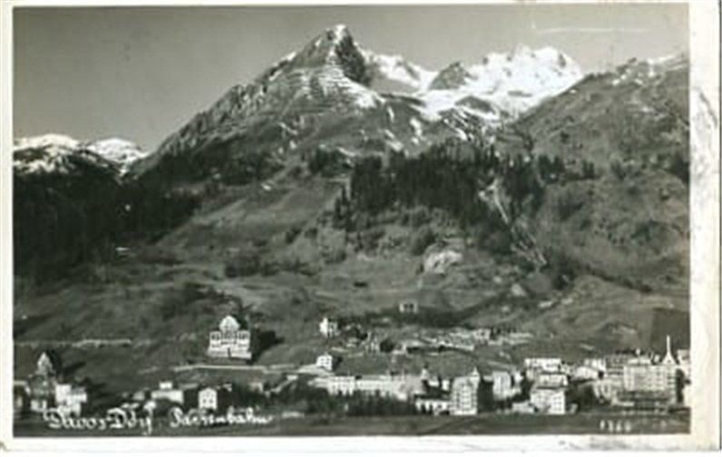 Cartoline postali: Davos, Davos-Dorf, Parsennbahn – Usato da Ottikon b.Kemptth. venduto da Neptun1974