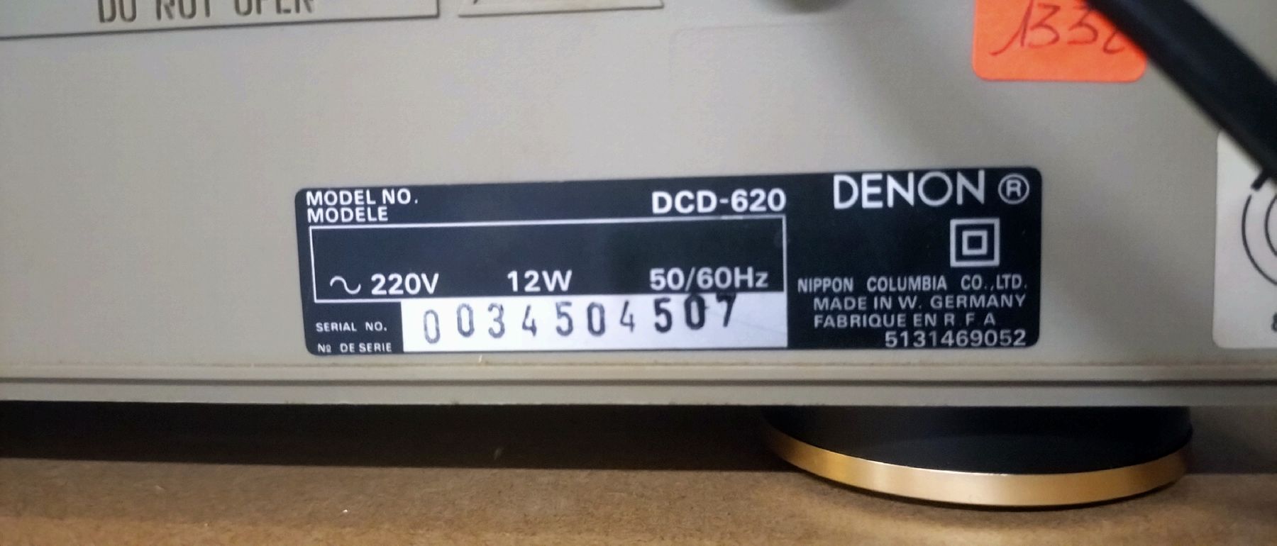 Denon Lettore multimediale & Streamer: Lecteur CD DENON DCD-620 Made in Germany – Usato da Farvagny-le-Grand venduto da LaCaverne 4