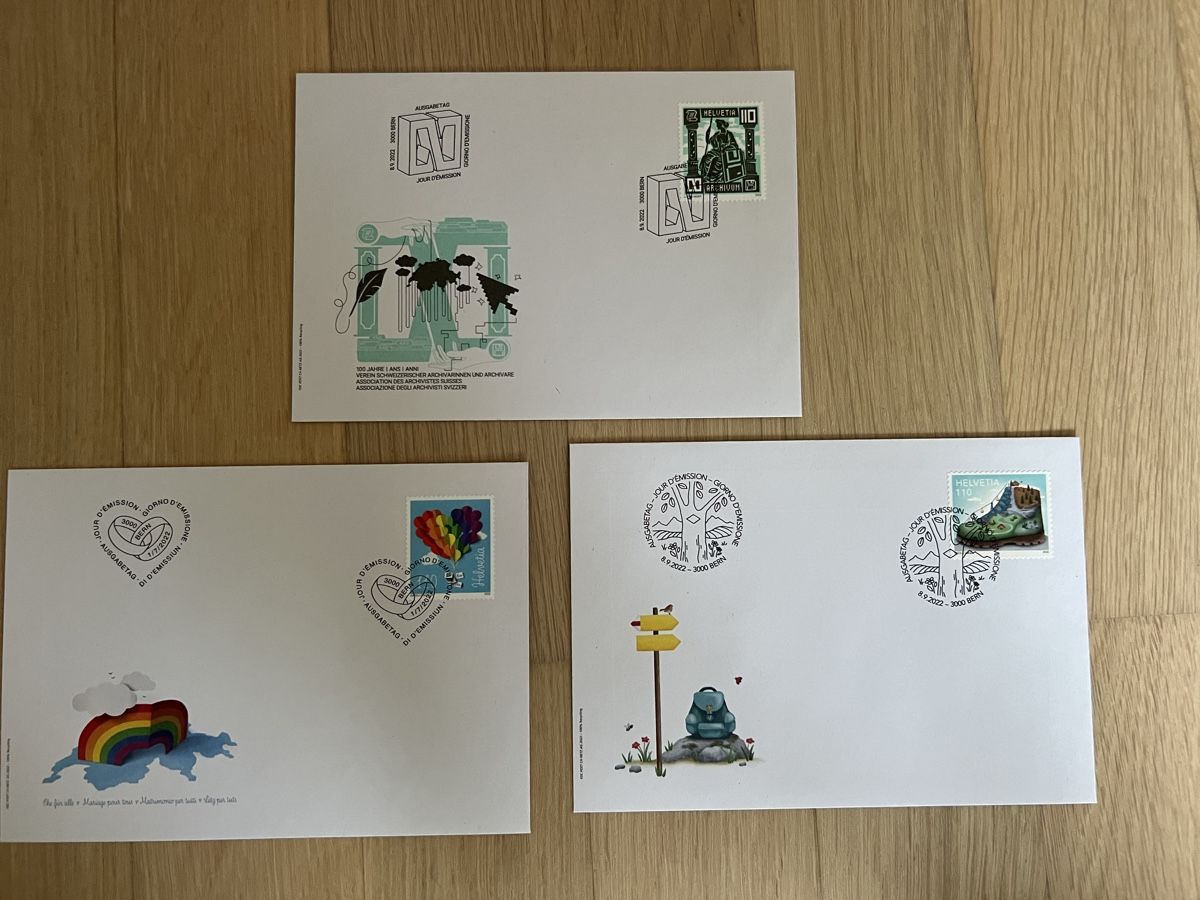 Alle Briefmarken: 27Stk. CH FDC von 2022 – Neu (gemäss Beschreibung) aus Braunau von Desil2511 5