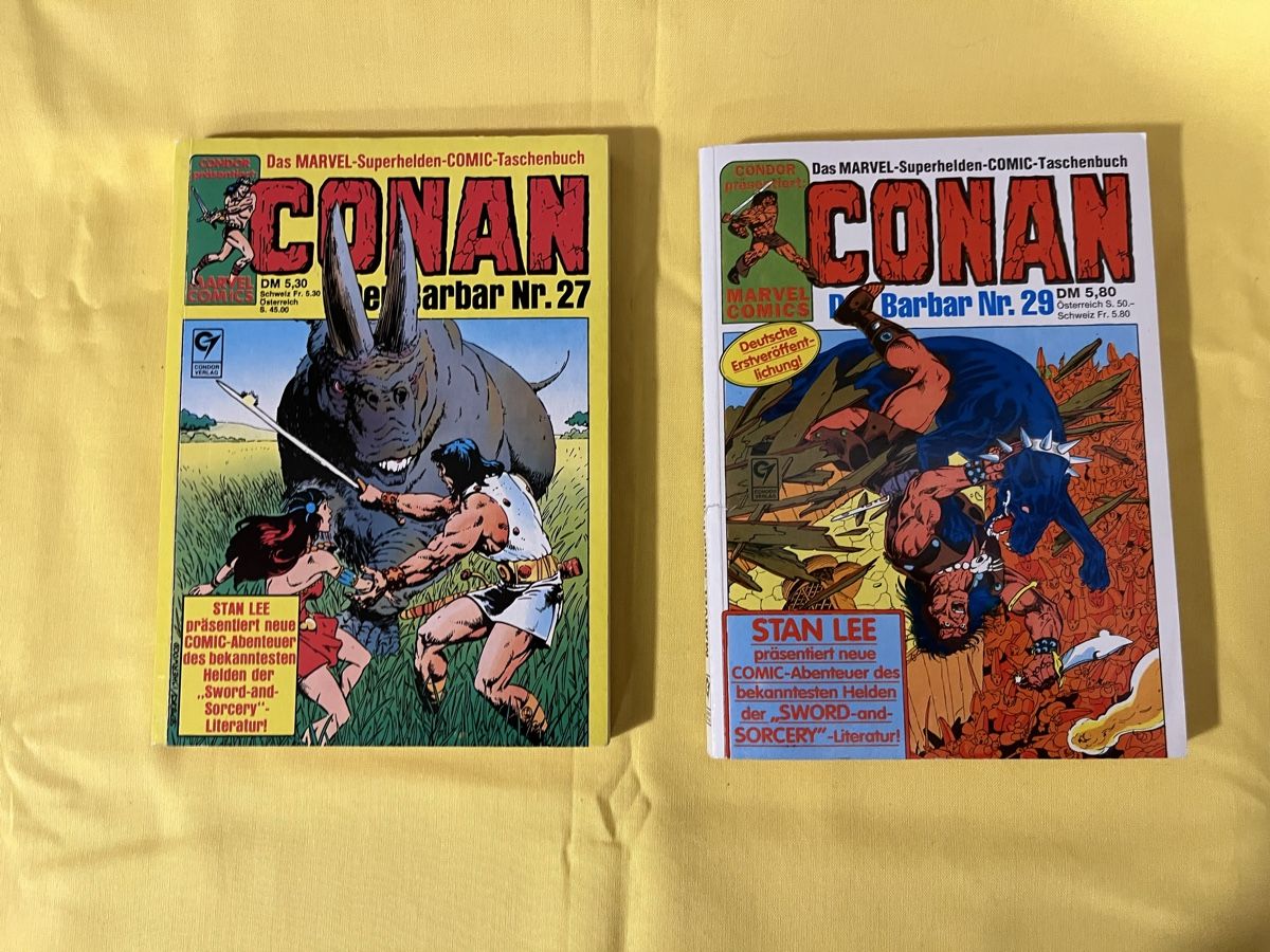 Comics: Conan der Barbar Nr 27 und 29 – Gebraucht aus Oberentfelden von kar_sd97