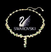 SWAROVSKI KETTE HALSKETTE CONSTELLA GELBGOLD COLLIER WOW