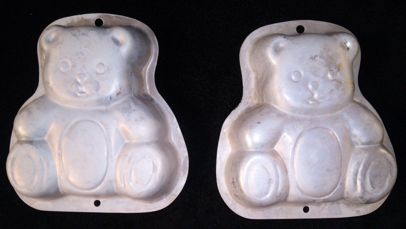 Teglie da forno: 2 x Teddybär Kuchenform, Backform, Vintage – Usato da Werdenberg venduto da EXA-Secondhand