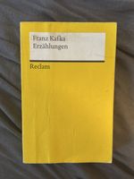 Franz Kafka Erzählungen Reclam Universal-Bibliothek Buch