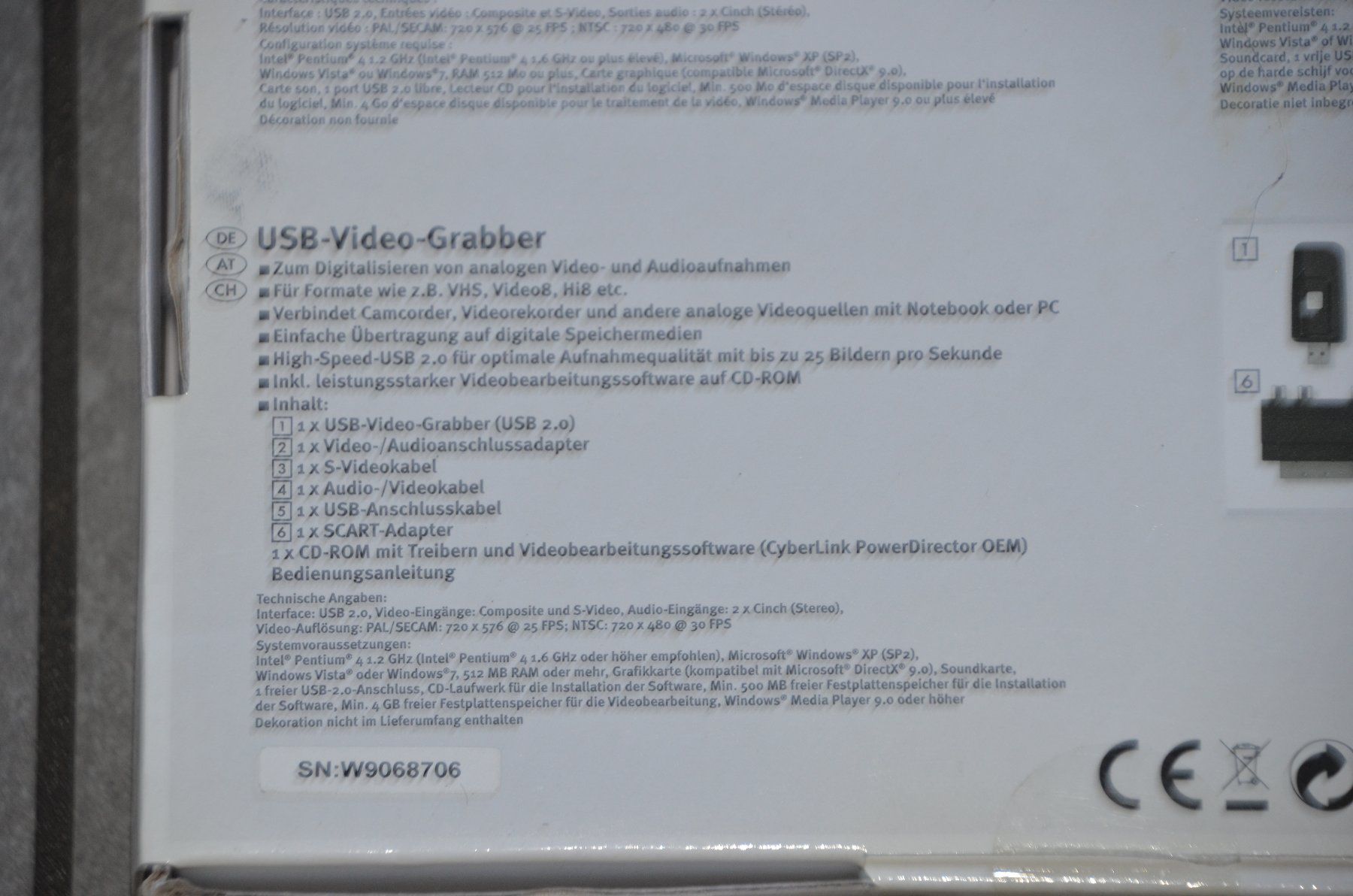Convertitori: Converter SilverCrest Video USB-Kassette / Cassette – Nuovo e nell'imballaggio originale da Collonges venduto da arashee 6