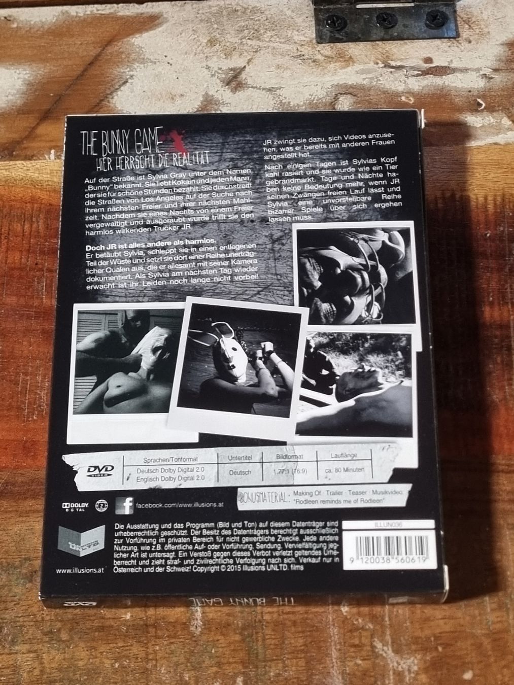 Tutti i DVDs: The Bunny Game, DVD Horror RAR – Nuovo (secondo la descrizione) da Winterthur venduto da Belzarek 1