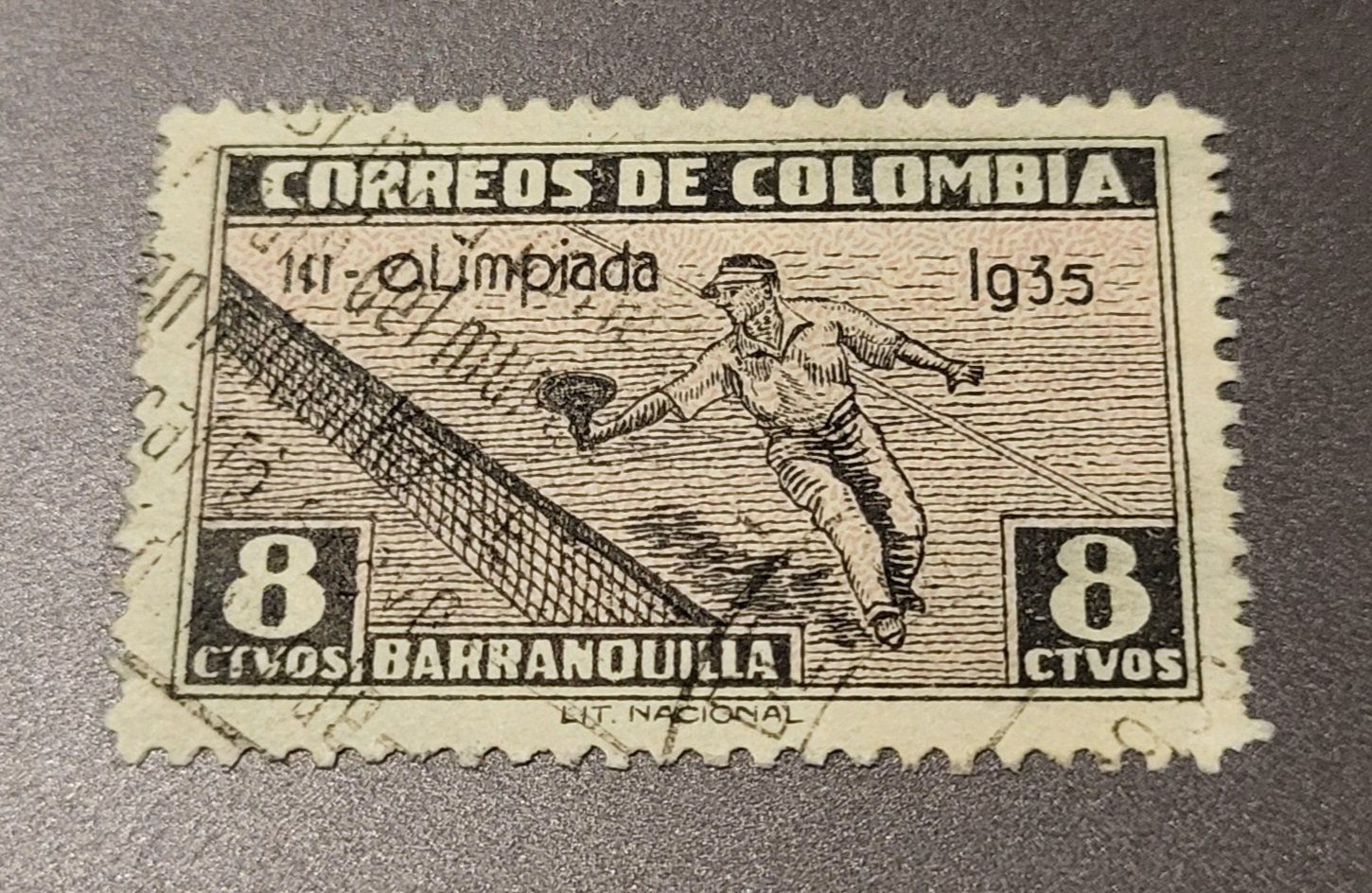 Tous les timbres: Kolumbien 1935 alte briefmarke – D'occasion à St Gallen par Stampsalshobby