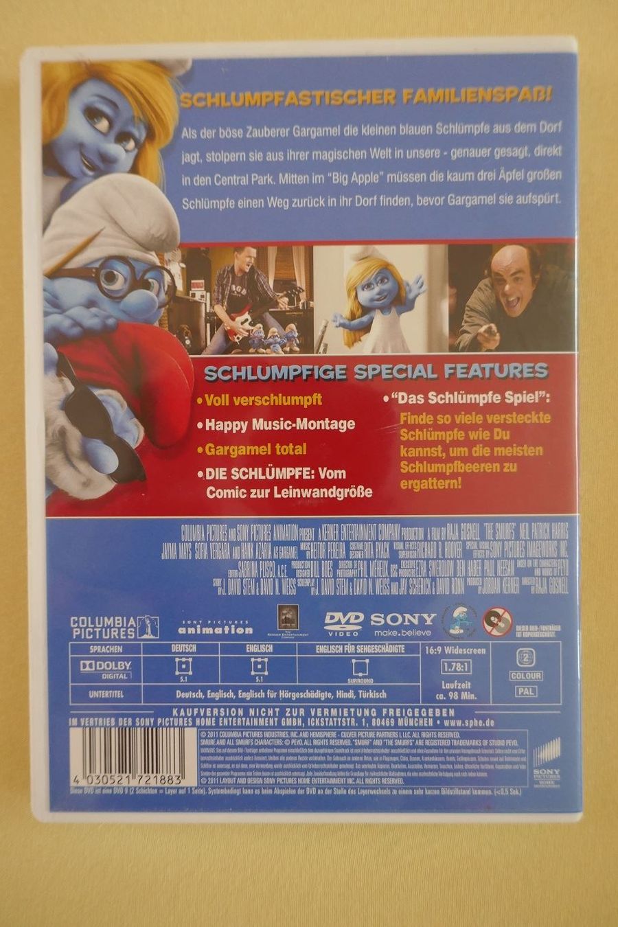 Tutti i DVDs: DVD Die Schlümpfe – Usato da Horgen venduto da Feli39 1