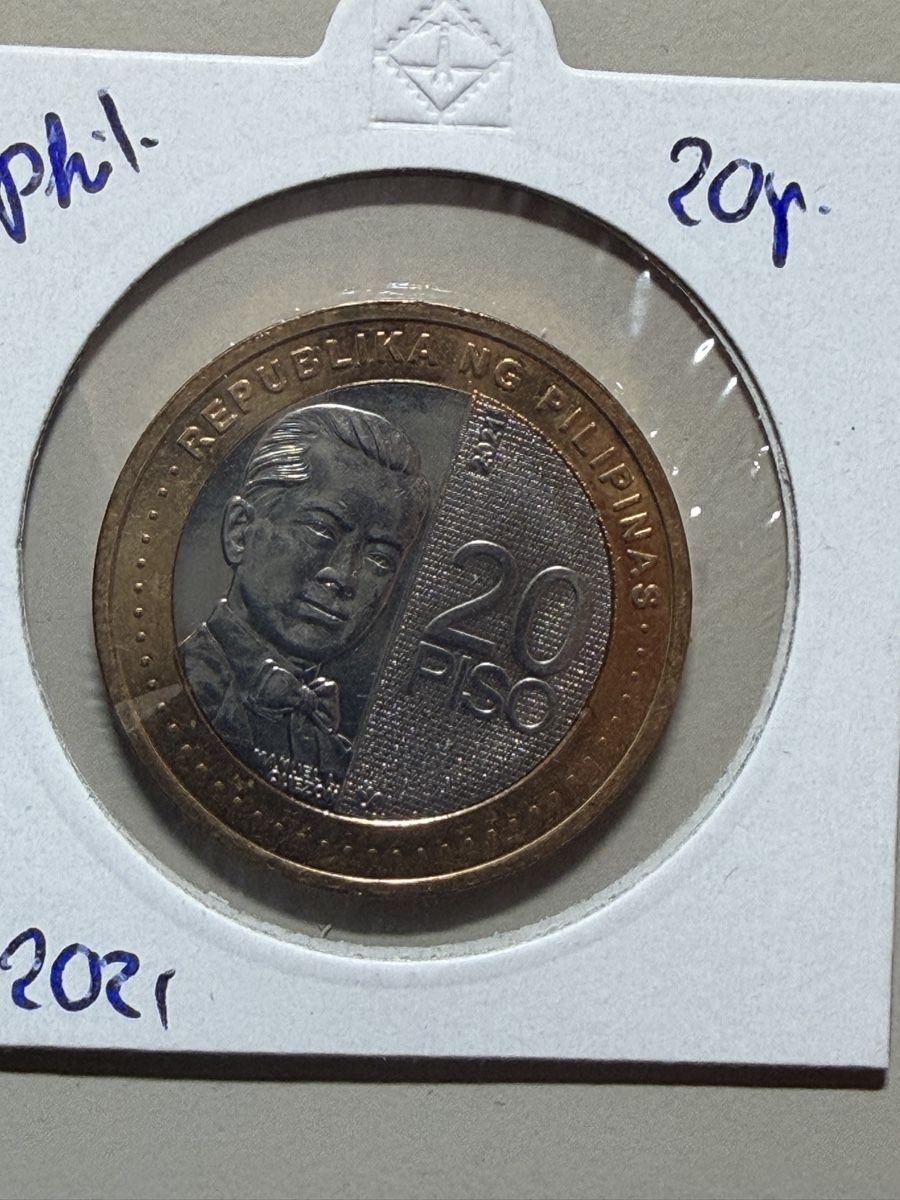Tutti le monete: Philippines - 20 piso - 2021 – Usato da Payerne venduto da Mike1682