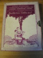 Bulletin Officiel 1931 Grafikbuch
