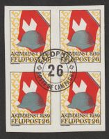Feldpost Nr. 19/2 Viererblock o