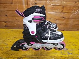 SFR Inlineskates schwarz pink, Grösse verstellbar