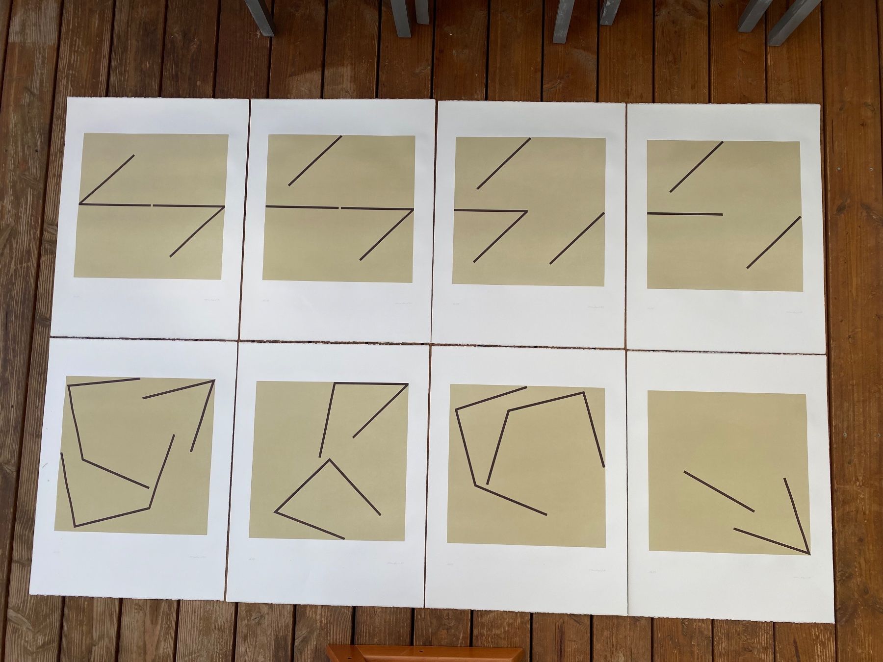 Grafica & Litografie: Limitierte Kunstmappe mit 8 Lithografien, Ruedi Reinhard – Usato da Rünenberg venduto da Fendi02