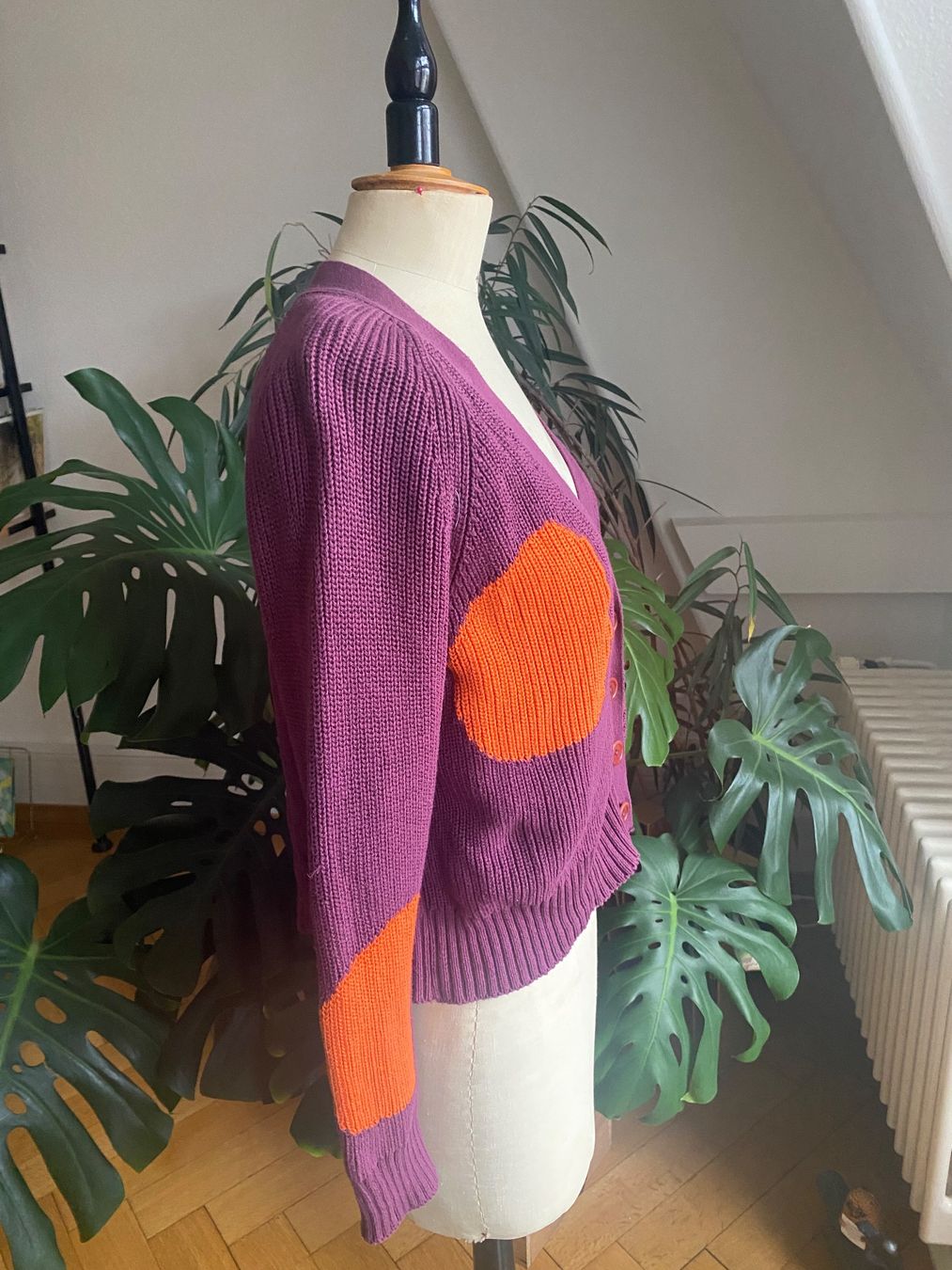 Maglioni & Felpe: Brava Fabrics Strickjacke, XS, Lila-Orange – Usato da Basel venduto da NormaJean01 4
