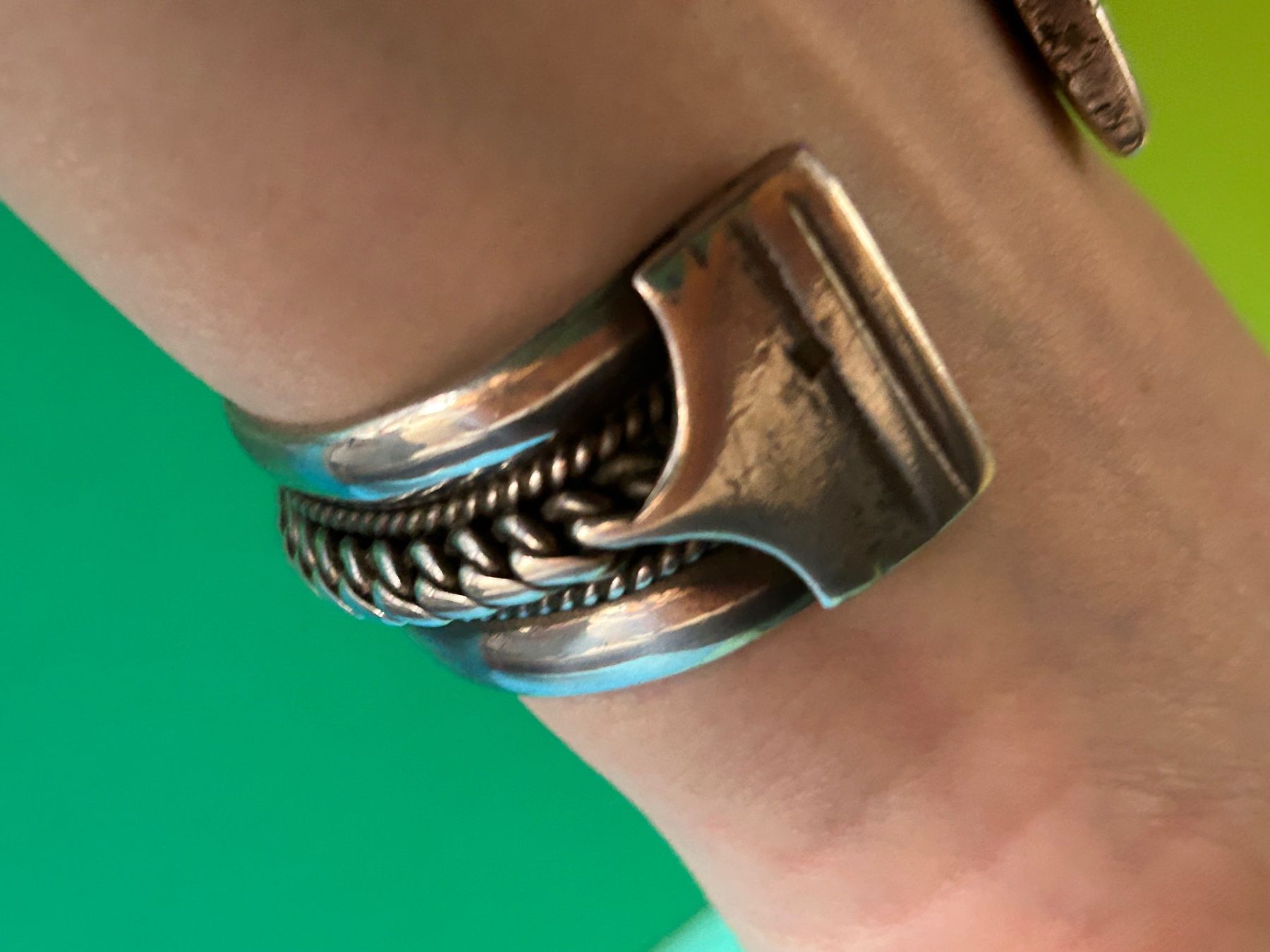 Bracciali & Braccialetti: Silber Armspange massiv, Vintage – Usato da Laufen venduto da belleskulptur 5