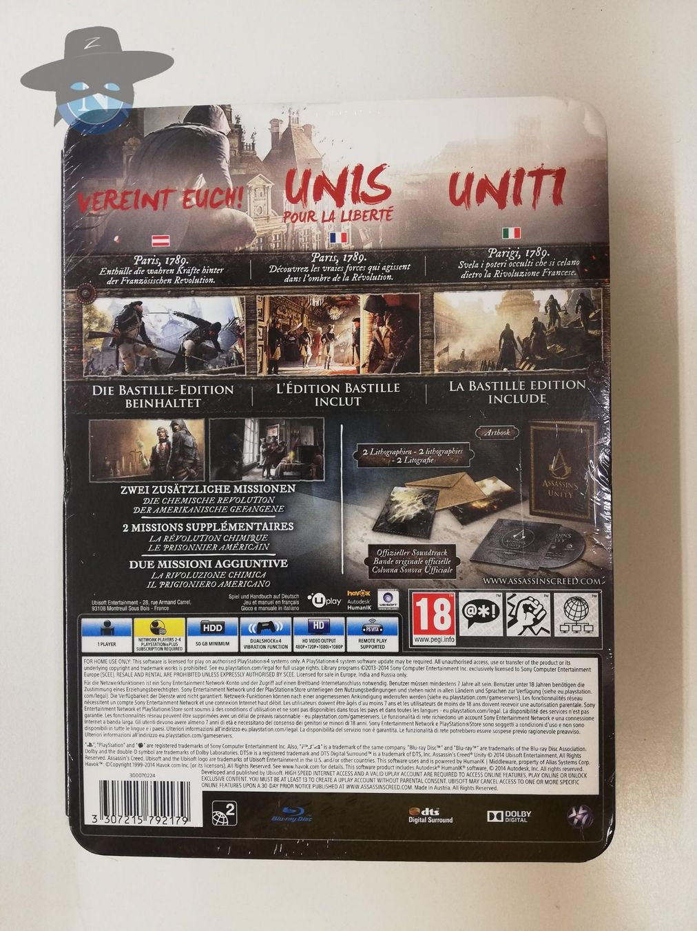 Sony Giochi: Assassin's Creed Unity - Bastille Edition / PS4 / NEU – Nuovo (secondo la descrizione) da St. Gallen venduto da zorro_dc 1